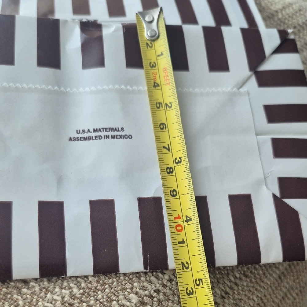 Henri Bendel Striped Shopping Bag - Picture 7 of 7